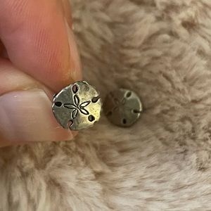 Sand dollar earrings